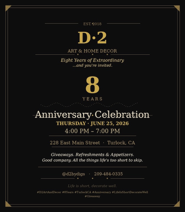 D2 Art and Home Decor Celebration